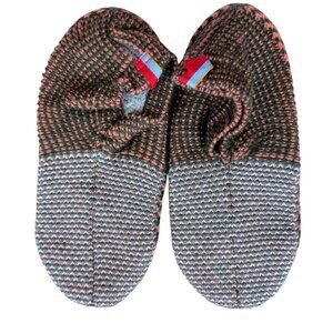 Bombas Gripper Slipper Lined Womens Size M, Orange Blue Black US W 9-11.5 Unisex